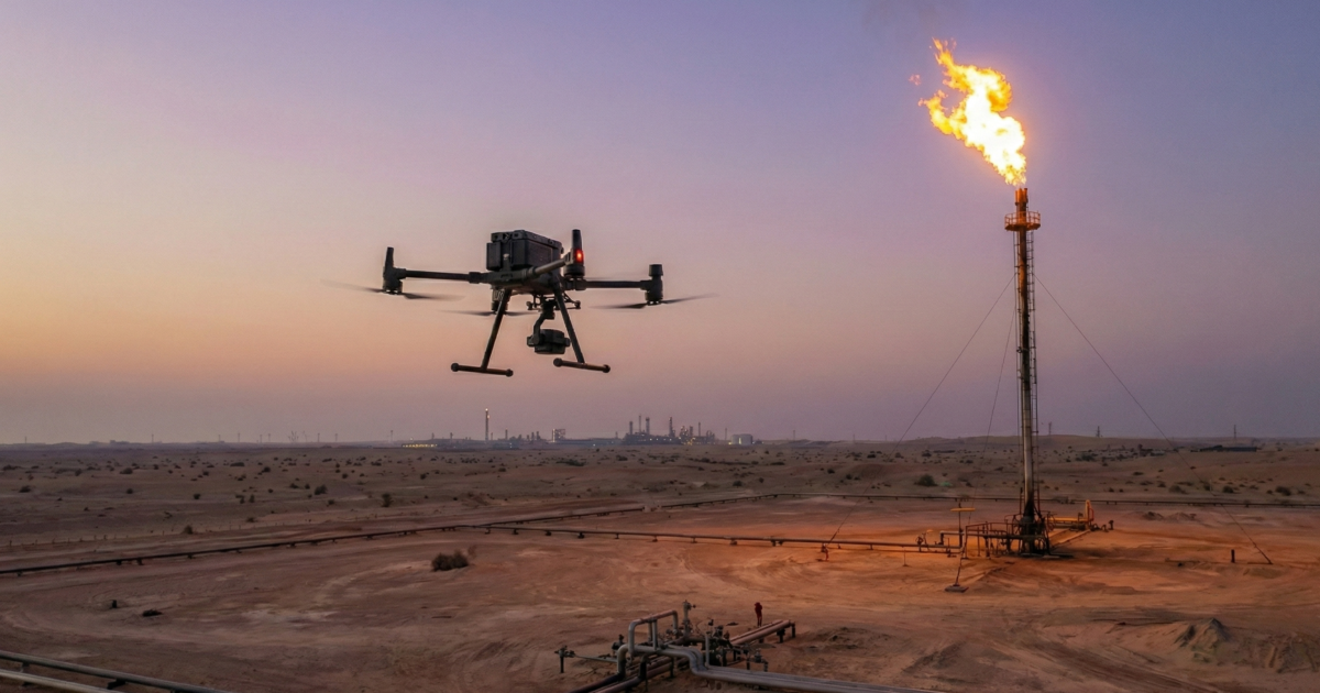 Safe and Efficient: Drone Inspections for Oil & Gas Assets and Rigs